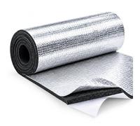 Rouleau de tissu isolant autocollant en aluminium de 5 mm, isolation phonique et thermique, imperméable, résistant à la poussière