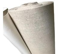 Rouleau de toile en mélange de lin | Mélange de lin apprêté sans acide : 28 à 180 cm de large, 10 m de longueur : à peindre(160cm)