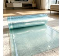 Rouleau de Toiture en Polycarbonate 100 x 2000 cm Aux Intempéries Feuilles de Fibre de Verre Facile à Couper pour Serre Pergola Carport Terrasse et Protection Extérieure, 1mm