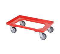 Rouleau de transport SARO 600x400 rouge, modèle TRR rouge