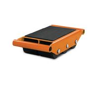 Rouleau de transport Unicraft TR 6 6 roues, surface en caoutchouc Capacité de charge max. 6 t