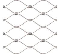 Rouleau de Treillis métallique en Acier, Diamètre Multiple argenté de la Maille 1.2mm des Tailles 4cm Fabrication Corde d'acier Inoxydable(200x400cm)
