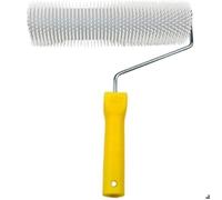 Rouleau débulleur autonivelant - Pointes anti bulles Manche ergonomique - Ragréage sol - 11mm 23cm
