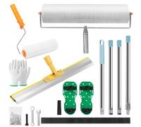 Rouleau Debulleur Ragreage,Kit D'outils de Ciment Autonivelant