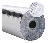 Rouleau d'isolation en aluminium à bulles de 5 m x 0,6 m, isolation pour , feuille réflectrice thermique fenêtres, plancher,