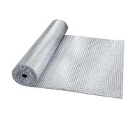 Rouleau d'isolation en papier d'aluminium - bulle thermique étanche, feuille isolante, enveloppe de papier d'aluminium réfléchissante, barrière de chaleur à la barrière pour le toit, garage, porte, 23