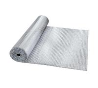 Rouleau d'isolation réfléchissant - Feuille d'isolation thermique double face, feuille d'aluminium pour camping-car, porte de garage, camion, berline automobile