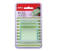 Rouleau Distributeur De Notes Autocollantes 50 Mm X 8 M Vert Pastel Apli 18191.