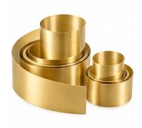 Rouleau Feuille Laiton 0,03mm Longueur 1000mm Largeur 10mm-200mm Bande Métal Flexible Plaque Fine Pour Bricolage Gravure Bijoux Maquette Décoration Réparation Électrique(0.03 * 80 * 1000mm)