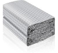 Rouleau Isolant Thermique Aluminium 0 6x3m Épaisseur 3mm Double Couche Réflecteur Radiateur et Isolation Fenêtre