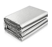 Rouleau isolant thermique - film à bulles aluminium réfléchissant 60 cm × 6 m pour fenêtre toiture et camping-car - anti chaleur