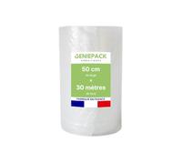 ROULEAU PAPIER BULLE/FILM À BULLES Professionnel 50 cm x 30 m - Fabriqué en FRANCE - 60 Microns - Bulles 10mm - Protection Emballage Colis Déménagement - Antichoc Haute Qualité
