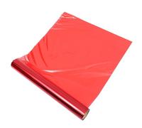 Rouleau Papier Cellophane Coloré Rouge, Film Opp Coupe pour Fleurs | Matériau Haute Densité sans Odeur, Résistant à L'Usure, pour Bouquets Floraux et Emballages Présents