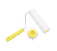 Rouleau Peinture Rouleau à pointes de brosse 15/22CM | Peinture à pointes de chape de nivellement composée d'individu de plancher de latex de tambour anti-mousse(9IN)