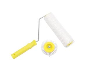 Rouleau Peinture Rouleau à pointes de brosse 15/22CM | Peinture à pointes de chape de nivellement composée d'individu de plancher de latex de tambour anti-mousse(9IN)