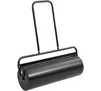 Rouleau pour gazon d'une capacité de 63 litres, fabriqué en fer et en acier, avec une poignée pour appuyer, compacter et lisser les graines, le sol et la pelouse en extérieur