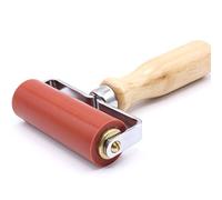 Rouleau-presseur de qualité professionnel 90 mm Rouleau-presseur en silicone Pour film de protection de toit bande de placage Outil de couvreur
