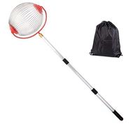 Rouleau ramasse noix - Manche télescopique 48-105cm - Panier flexible acier - Pour récolte fruits sans effort