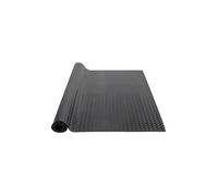 Rouleau Revetement Tapis De Sol De Garage Sol Nettoyage Facile 123,6x246,5cm Noir