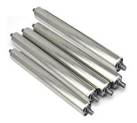 Rouleau Rouleaux porteurs Lot De 5 Rouleaux De Convoyeur Industriels Robustes Diamètre 50 38 25 Mm, Pièce De Rechange Pour Transmission Par Gravité Avec Roulement En Acier(Dia 50MM,L 100MM)