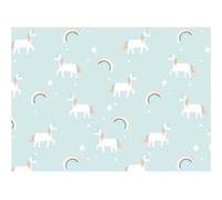 Rouleau Sticker Licornes 45 x 150 cm BLEU G