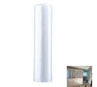Rouleaux Bache Protection Peinture 400CMx20M, Bache Plastique Transparente | Film de Masquage Pré-collé pour Protection Sol et Meubles, Idéal avec Scotch Demenagement et Rouleau Peinture