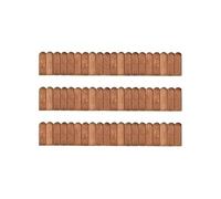 Rouleaux de bordure - - Bois de pin imprégné - 120 x 20 x 1,5 cm - Brun