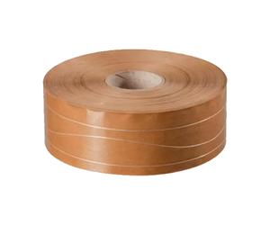 Rouleaux de colle humide renforcés de 3 fils de fibre de verre, 60 mm / 200 m, 60 g/m²