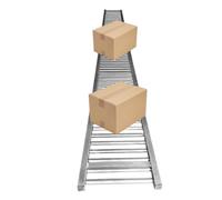 Rouleaux de convoyeur pliables en acier inoxydable résistant à la rouille | Table à rouleaux portable non motorisée pour la logistique d'entrepôt, le chargement et le déchargement(50 x 400cm)