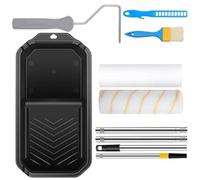 Rouleaux de peinture pour murs | Kit de peinture avec petit pinceau