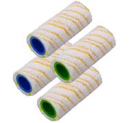 Rouleaux de remplacement - Karcher - FC7/FC5/FC3 - Lot de 4 - Compatible avec Karcher - 2 embouts bleu et vert