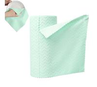 Rouleaux de serviettes absorbantes - 22 x 22 cm - Grandes feuilles détachables - Chiffons en microfibre polyester - Lingettes de nettoyage réutilisables avec à séchage rapide - Matériau