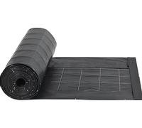 Rouleaux de tissu pour clôture anti-sédiments, 0,6 × 30,5 m Clôture anti-sédiments avec fil métallique, clôture anti-érosion pour la rétention des sédiments, tissu en polypropylène résistant de qualit