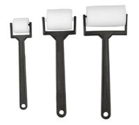 Rouleaux d'éponge pour peinture 3 pcs 3 tailles éponges de peinture avec poignée en plastique petit rouleau de pour les enfants