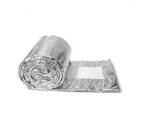 Rouleaux D'isolant en Feuille D'aluminium Easy Ou Double Face | Laine Isolante Ignifuge Résistante Aux Hautes Températures; Matériau D'isolation Pour Cheminées(Silver-A,2-61x720cm)
