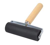 Rouleaux en Caoutchouc, Rouleau Presseur, Rouleau Presseur en Caoutchouc, Manche en Bois Amovible, Rouleau Colle, Rouleau Encreur Lino