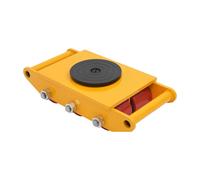 Rouleaux pour chars, rouleaux de transport, châssis de transport. Rouleaux industriels, rouleaux pour charges lourdes. Rouleaux, rotation à 360°. Rouleaux pour charges lourdes, couleur jaune