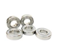 Roulement à gorge profonde micro joint bimétallique 1 pièces 316S603-2RS 3x9x3mm roulements miniatures non magnétiques en acier inoxydable(316s604-2RS 4x12x4)