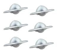 Roulement Billes Roulettes Meubles Roulements - Nylon Transfert Boules Robuste AssembléS Bagages Chariot Coulissant Convoyeur SystèMes D'Alimentation éLectrique Espacement Trous 31mm 6 PièCes