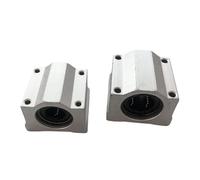 Roulement linéaire à billes SCS8UU SCS10UU SCS12UU SCS16UU SCS20UU Bloc de douille coulissante en aluminium Arbre de guidage pour fraiseuse CNC légère (SCS20UU)