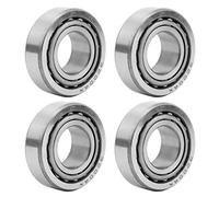 Roulements à rouleaux coniques, lot de 4 pièces, acier haute qualité, Ø20x42mm - Rotation fluide, montage facile, usage professionnel