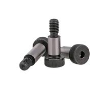 Roulements à rouleaux de haute précision tête hexagonale creuse grade 12.9, vis épaulement M5-M12(35mm,D10xM8 (2Pcs))