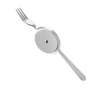 Roulette à Pizza en Acier Inoxydable et Protection des Doigts | Poignée Ergonomique, Coupe Pâte, Accessoire Cuisine Argenté, Outil Multifonction pour Pizza et Gâteau