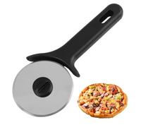 Roulette à Pizza Professionnelle avec Lames en Acier Inoxydable - Coupe-Pizza avec Poignée Ergonomique en Silicone et Couvercle de Sécurité, Découpe Facile pour Pizza, Pâtes, et Plus