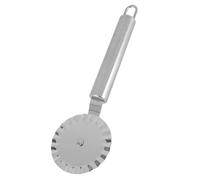 Roulette à Pizza Professionnelle en Acier Inoxydable, Manche Ergonomique | Usage Polyvalent à Maison, Outil Léger et Moderne, pour Pâtisserie et Pâtes, Finition Argentée