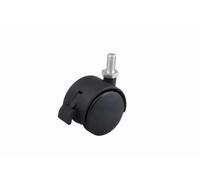 Roulette de meuble 40mm axe M8x15mm frein noir