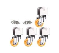 Roulette de meuble pivotante en nylon et acier avec support U | , Meubles, Maison, Boutique : 360 degrés(Swivel,25mm)
