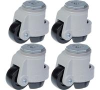 Roulette de nivellement Roue de 63mm Roulette Blickle capacité 500kg HRIG-POA 63G -Set of 4