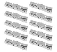 Roulette de Porte Coulissante 10 Pièces en Acier Inoxydable | Installation Facile, Glissement Fluide et Silencieux, Usage Polyvalent, pour Porte de Bibliothèque et Dressing
