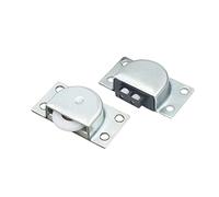 Roulette de porte coulissante en acier inoxydable, poulie nylon for armoire, quincaillerie garde-robe